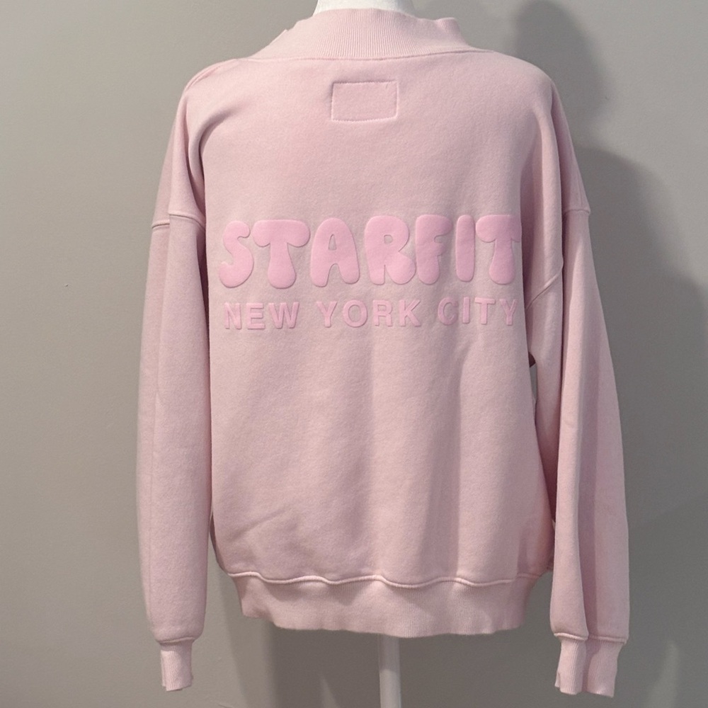 Starfit Pink Crewneck Sweatshirt - Picture 2 of 9